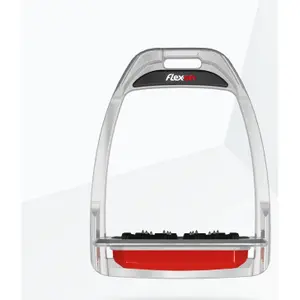 Estribos Plat Ultra Grip Negro/Negro/Naranja Flex-On Hunter H image-0