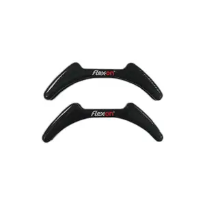 Pegatinas de estribos Flash Negro Flex-On image-0