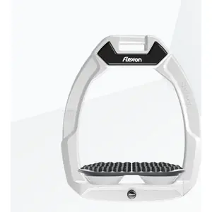 Étriers de sécurité d’équitation Endurance Blanc/Gris/Blanc Flex-On Safe-On image-0