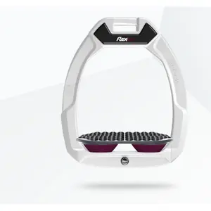Ασφάλεια αναβάτη Endurance Λευκό/Γκρί/Μωβ Flex-On Safe-On image-0