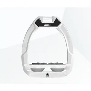 Ασφαλή αναβάτη ποδόστατα Flat Ultra Grip Λευκό/Λευκό/Γκρι Flex-On Safe-On image-0