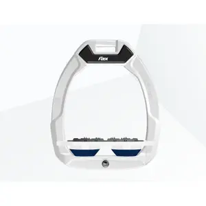 Ασφάλιστρα ιππασίας Flat Ultra Grip Λευκό/Λευκό/Μαρίνα Flex-On Safe-On image-0