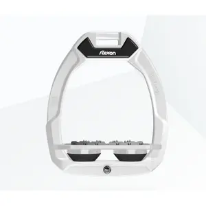 Ασφάλειες ιππασίας Plat Ultra Grip Λευκό/Γκρι/Μαύρο Flex-On Safe-On image-0