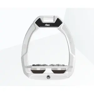 Ειδικές στήριγμα ασφαλείας ιππασίας Flat Ultra Grip Λευκό/Γκρι/Καφέ Flex-On Safe-On image-0