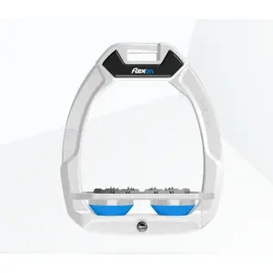 Πλατιά Σαβάνες Ασφαλείας Ιππασίας Ultra Grip Λευκό/Γκρι/Μπλε Flex-On Safe-On image-0