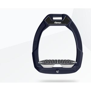 Étriers de sécurité d’équitation Endurance Aluminium/Gris/Blanc Flex-On Safe-On image-0