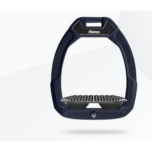 Étriers de sécurité d’équitation Endurance Aluminium/Gris/Noir Flex-On Safe-On image-0