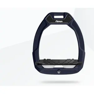Ασφάλεια σέλας Ιππασίας Κεκλιμένα Grip Αλουμινίου/Μαύρο/Λευκό Flex-On Safe-On image-0