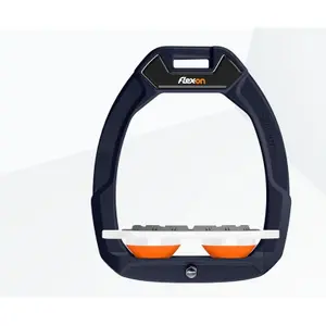 Ασφαλή αναβάτες ιππασίας Flat Grip Αλουμίνιο/Λευκό/Πορτοκαλί Flex-On Safe-On image-0
