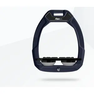 Veiligheidsstijgbeugels Plat Grip Aluminium/Zwart/Grijs Flex-On Safe-On image-0