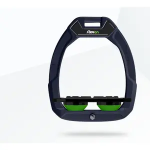 Προστατευτικές γκέιτες ιππασίας Flat Grip Αλουμίνιο/Μαύρο/Πράσινο Flex-On Safe-On image-0