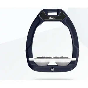 Μπράτσα ασφαλείας ιππασίας Plat Ultra Grip Αλουμίνιο/Άσπρο/Γκρι Flex-On Safe-On image-0