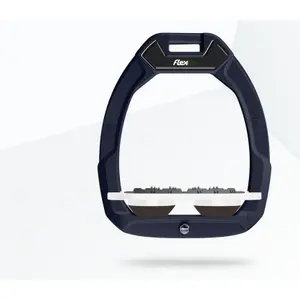 Πλατφόρμες ασφαλείας ιππασίας Ultra Grip Αλουμινίου/Λευκό/Καφέ Flex-On Safe-On image-0