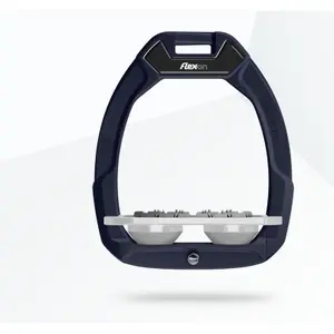 Ασφάλειες ιππασίας Flat Ultra Grip Αλουμίνιο/Γκρί/Γκρί Flex-On Safe-On image-0