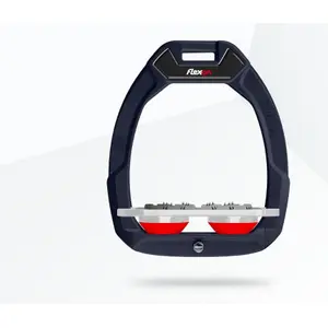 Ασφαλείς αναβάτες ιππασίας Flat Ultra Grip Αλουμίνιο/Γκρί/Κόκκινο Flex-On Safe-On image-0