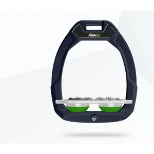 Ασφαλή σφήνα ιππασίας Flat Ultra Grip Αλουμινίου/Γκρι/Πράσινο Flex-On Safe-On image-0