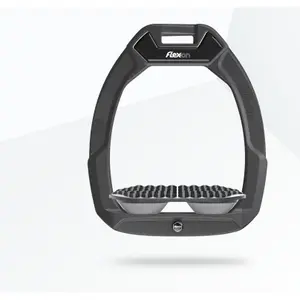 Sicherheitssteigbügel Reiten Endurance Anthrazit/Grau/Grau Flex-On Safe-On image-0