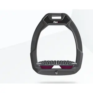 Étriers de sécurité d’équitation Endurance Anthracite/Gris/Prune Flex-On Safe-On image-0