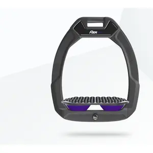 Ασφάλεια σέλας ιππασίας Endurance Ανθρακί/Γκρι/Βιολετί Flex-On Safe-On image-0