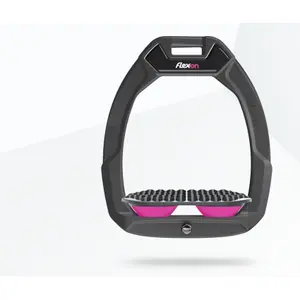 Αναβάτες ασφαλείας ιππασίας Endurance Ανθρακί/Γκρί/Ροζ Flex-On Safe-On image-0