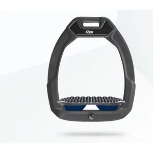 Étriers de sécurité d’équitation Endurance Anthracite/Gris/Marine Flex-On Safe-On image-0