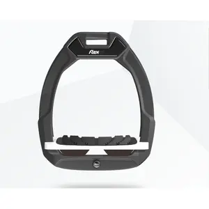 Ασφαλή σέλλα ιππασίας Κεκλιμένο Grip Ανθρακί/Λευκό/Καφέ Flex-On Safe-On image-0