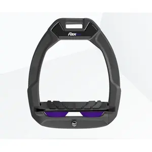 Εξαρτήματα ασφαλείας ιππασίας Κεκλιμένα Grip Ανθρακί/Μαύρο/Βιολετί Flex-On Safe-On image-0