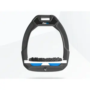 Ασφάλεια ιππασίας με κλίση Ultra Grip Ανθρακί/Λευκό/Μπλε Flex-On Safe-On image-0