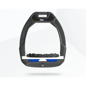 Ασφάλεια ιππασίας με κλίση Ultra Grip Ανθρακί/Λευκό/Μπλε Flex-On Safe-On image-0