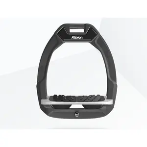 Sicherheitssteigbügel Reiten Neigung Ultra Grip Anthrazit/Grau/Scharz Flex-On Safe-On image-0