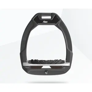 Πετάλια ασφαλείας ιππασίας Γωνιακά Ultra Grip Ανθρακί/Γκρι/Καφέ Flex-On Safe-On image-0