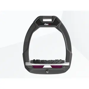 Ασφάλεια ιππασίας με κλίση Ultra Grip Ανθρακί/Γκρί/Μωβ Flex-On Safe-On image-0
