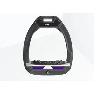 Ασφάλεια ιππασίας Σχοινιά Ultra Grip Ανθρακί/Γκρι/Μωβ Flex-On Safe-On image-0