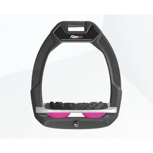 Ασφαλή αναβάτη πατούσα κεκλιμένη Ultra Grip Γκρι/Ροζ Flex-On Safe-On image-0