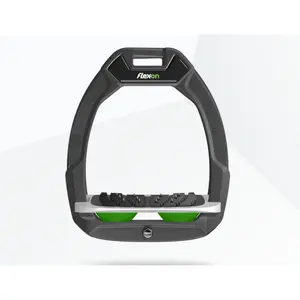 Ασφάλεια ιππασίας με κλίση Ultra Grip Ανθρακί/Γκρι/Πράσινο Flex-On Safe-On image-0
