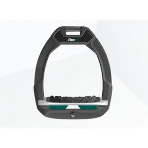 Ασφάλεια ιππασίας με κλίση Ultra Grip Ανθρακί/Γκρι/Πράσινο Flex-On Safe-On image-0
