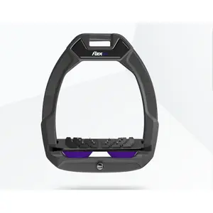 Σέλες ασφαλείας ιππασίας Κεκλιμένες Ultra Grip Ανθρακί/Μαύρο/Μωβ Flex-On Safe-On image-0