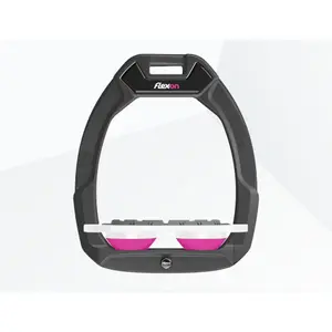 Πλατφόρμες ασφαλείας ιππασίας Grip Anthracite/Άσπρο/Ροζ Flex-On Safe-On image-0