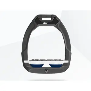 Ασφάλειες ιππασίας Plat Grip Ανθρακί/Λευκό/Μαρινί Flex-On Safe-On image-0