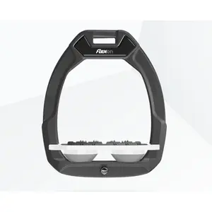 Ασφαλή σέλα για ιππασία επίπεδη Ultra Grip Ανθρακί/Άσπρο/Γκρι Flex-On Safe-On image-0