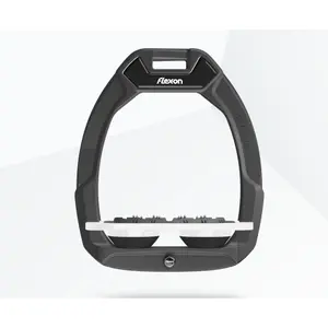 Ασφαλή υποπόδια ιππασίας Flat Ultra Grip Ανθρακί/Λευκό/Μαύρο Flex-On Safe-On image-0