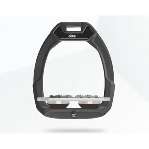 Ασφάλισης ιππασίαςΠλατώ Ultra Grip Ανθρακί/Γκρι/Καφέ Flex-On Safe-On image-0