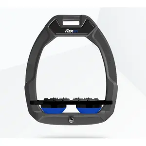 Σταθερά σέλας ιππασίας Flat Ultra Grip Ανθρακί/Μαύρο/Μπλε Flex-On Safe-On image-0