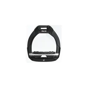 Étriers de sécurité d’équitation Incliné Grip Noir/Gris/Noir Flex-On Safe-On image-0