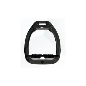 Étriers de sécurité d’équitation Incliné Grip Noir/Noir/Gris Flex-On Safe-On image-0