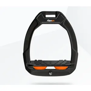 Εξαρτήματα ασφαλείας ιππασίας Κεκλιμένα Grip Μαύρο/Μαύρο/Πορτοκαλί Flex-On Safe-On image-0