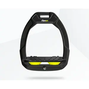 Κλειδώματα ασφαλείας ιππασίας Κεκλιμένο Grip Μαύρο/Μαύρο/Κίτρινο Flex-On Safe-On image-0