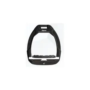 Ασφάλεια ιππασίας Σκαλοπάτια Ίσια Ultra Grip Μαύρο/Άσπρο/Καφέ Flex-On Safe-On image-0