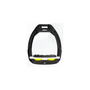 Ασφάλισης σέλας ιππασίας Κεκλιμένα Ultra Grip Μαύρο/Άσπρο/Κίτρινο Flex-On Safe-On image-0