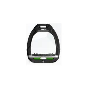 Ασφάλειες ιππασίας Ultra Grip Μαύρο/Γκρι/Πράσινο Flex-On Safe-On image-0